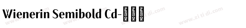 Wienerin Semibold Cd字体转换